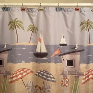 ‼️Beach Shower Curtain 🌴